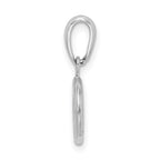 FJC Finejewelers 925 Sterling Silver Rhodium Plated Polished Peace Symbol Charm 9 mm