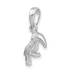 FJC Finejewelers 925 Sterling Silver Polished 3D Toucan Bird Charm 9 mm