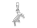 FJC Finejewelers 925 Sterling Silver Polished 3D Toucan Bird Charm 9 mm