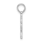 FJC Finejewelers 925 Sterling Silver Polished/Textured Siesta Key Palm Tree Charm 21 x 11 mm
