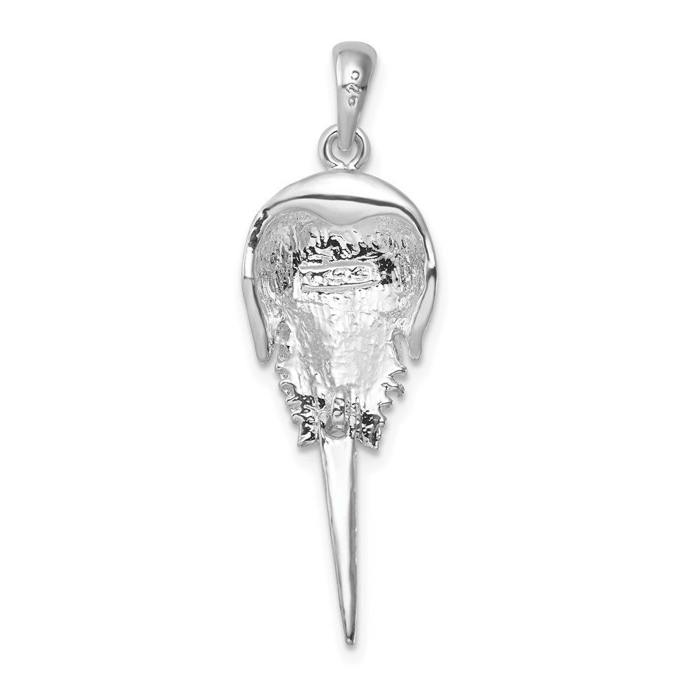 FJC Finejewelers 925 Sterling Silver d Polished Moving Tail Horse Shoe Crab Charm 35 x 11 mm