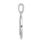 FJC Finejewelers 925 Sterling Silver d Polished Booth Bay Lighthouse Circle Charm 26 x 17 mm