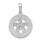 FJC Finejewelers 925 Sterling Silver Rhodium Platedd Polish Booth Bay Starfish Charm 26 x 17 mm