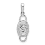 FJC Finejewelers 925 Sterling Silver d Polished 3D Double Handle Basket Charm 27 x 8 mm