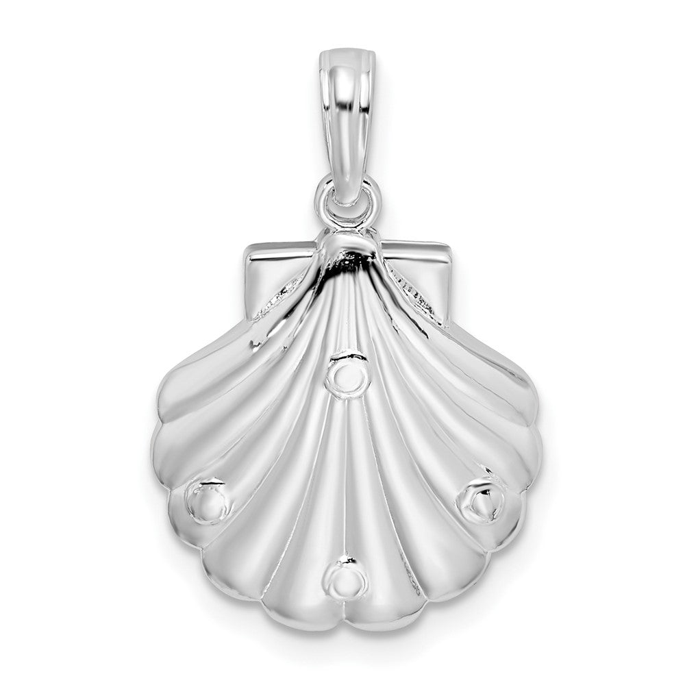 FJC Finejewelers 925 Sterling Silver d Polished/Textured Shell/Sea Turtles Charm 23 x 14 mm