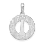 FJC Finejewelers 925 Sterling Silver d Cape Cod with Lighthouse Circle Charm 26 x 17 mm