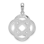 FJC Finejewelers 925 Sterling Silver d Polished Celtic Circle Eternity Knot Charm 22 mm