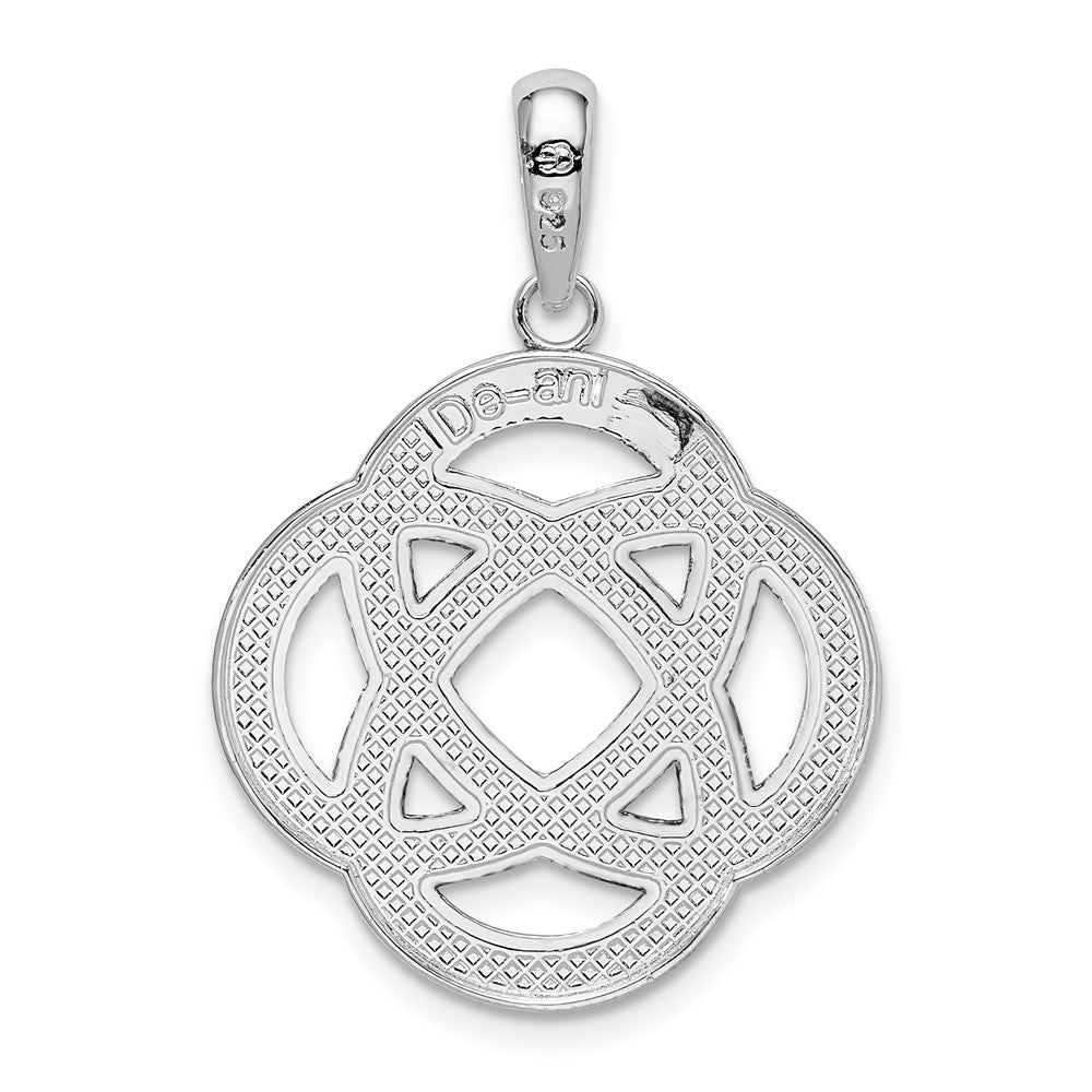 FJC Finejewelers 925 Sterling Silver d Polished Celtic Circle Eternity Knot Charm 22 mm