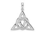 FJC Finejewelers 925 Sterling Silver Rhodium Plated Polished Celtic Trinity Knot Charm 25 mm