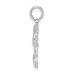 FJC Finejewelers 925 Sterling Silver Rhodium Plated Polished Palm Tree Charm 23 x 8 mm