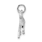FJC Finejewelers 925 Sterling Silver Rhodium Plated Polished Galloping Horse Charm 19 mm
