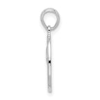 FJC Finejewelers 925 Sterling Silver d Polished/Textured Fleur de Lis Oval Charm 11 mm
