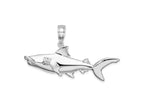 FJC Finejewelers 925 Sterling Silver d Polished 3D Hammer Head Shark Charm 30 x 52 mm