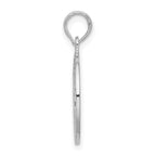 FJC Finejewelers 925 Sterling Silver Rhodium Plated Virginia Beach with Dolphins Circle Charm 23 x 16 mm