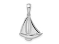 FJC Finejewelers 925 Sterling Silver Rhodium Plated Polished Sailboat Charm 23 x 14 mm