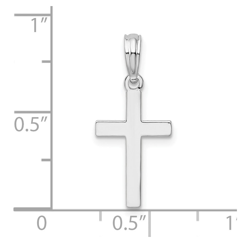 FJC Finejewelers 925 Sterling Silver Polished Cross Charm 10 mm