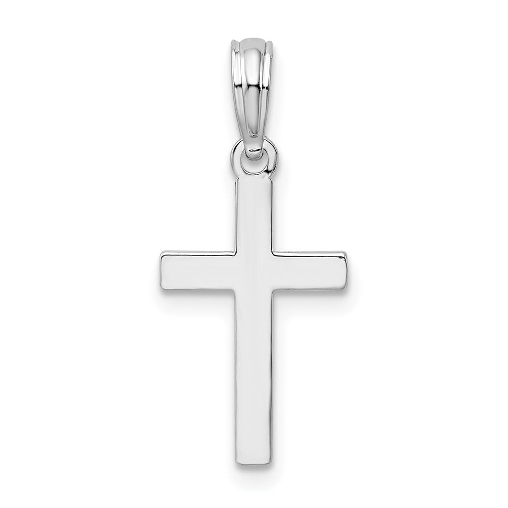 FJC Finejewelers 925 Sterling Silver Polished Cross Charm 10 mm