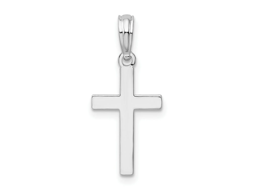 FJC Finejewelers 925 Sterling Silver Polished Cross Charm 10 mm