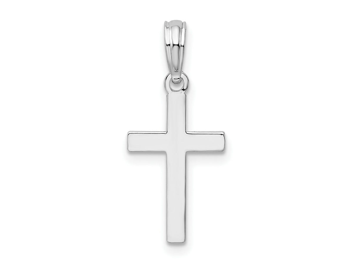 FJC Finejewelers 925 Sterling Silver Polished Cross Charm 10 mm
