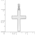 FJC Finejewelers 925 Sterling Silver Polished Flat Latin Cross Charm 16 mm