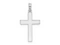 FJC Finejewelers 925 Sterling Silver Polished Flat Latin Cross Charm 16 mm