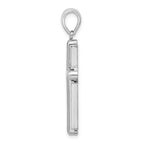 FJC Finejewelers 925 Sterling Silver Rounded Cross with Frame Charm 20 mm