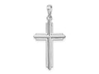 FJC Finejewelers 925 Sterling Silver Passion Cross with Frame Charm 16 mm