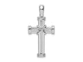 FJC Finejewelers 925 Sterling Silver with Endcaps and X-Center Latin Cross Charm 24 mm