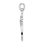 FJC Finejewelers 925 Sterling Silver Fancy Cut-out Cross Charm 15 mm