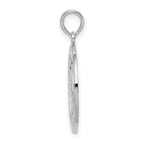 FJC Finejewelers 925 Sterling Silver d Jamaica Round Circle with Sailboat Charm 25 x 18 mm