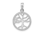 FJC Finejewelers 925 Sterling Silver Polished Cut-out Tree of Life Charm 14 mm