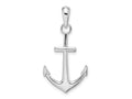 FJC Finejewelers 925 Sterling Silver Rhodium Plated Polished Anchor Charm 31 x 16 mm