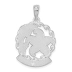 FJC Finejewelers 925 Sterling Silver d St. Thomas Starfish and Dolphin Charm 31 x 20 mm