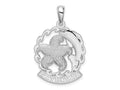FJC Finejewelers 925 Sterling Silver d St. Thomas Starfish and Dolphin Charm 31 x 20 mm