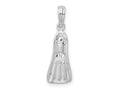 FJC Finejewelers 925 Sterling Silver Polished 3D Scuba Flipper Charm 22 x 7 mm