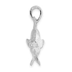 FJC Finejewelers 925 Sterling Silver Rhodium Plated Polished Skipjack Tuna Fish Charm 27 x 52 mm