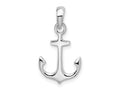 FJC Finejewelers 925 Sterling Silver Rhodium Plated Polished 3D Anchor Charm 22 x 12 mm
