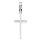 FJC Finejewelers 925 Sterling Silver Polished Thin Latin Cross Charm 9 mm