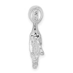 FJC Finejewelers 925 Sterling Silver Rhodium Plated Polished 3D Walking Horse Charm 23 mm