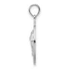 FJC Finejewelers 925 Sterling Silver d Polished Sanibel Circle with Dolphins Charm 25 x 18 mm