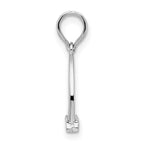 FJC Finejewelers 925 Sterling Silver Polished 3D Horse Stirrup Charm 10 mm