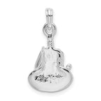 FJC Finejewelers 925 Sterling Silver Polished Happy Birthday Slice of Cake Charm