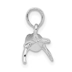 FJC Finejewelers 925 Sterling Silver Rhodium Plated Polished 3D Humpback Whale Charm 15 x 23 mm