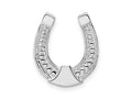 FJC Finejewelers 925 Sterling Silver Polished Horseshoe Chain Slide 15 mm