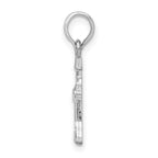FJC Finejewelers 925 Sterling Silver Rhodium Plated Polished Wine Bottle Opener Charm 22 x 6 mm