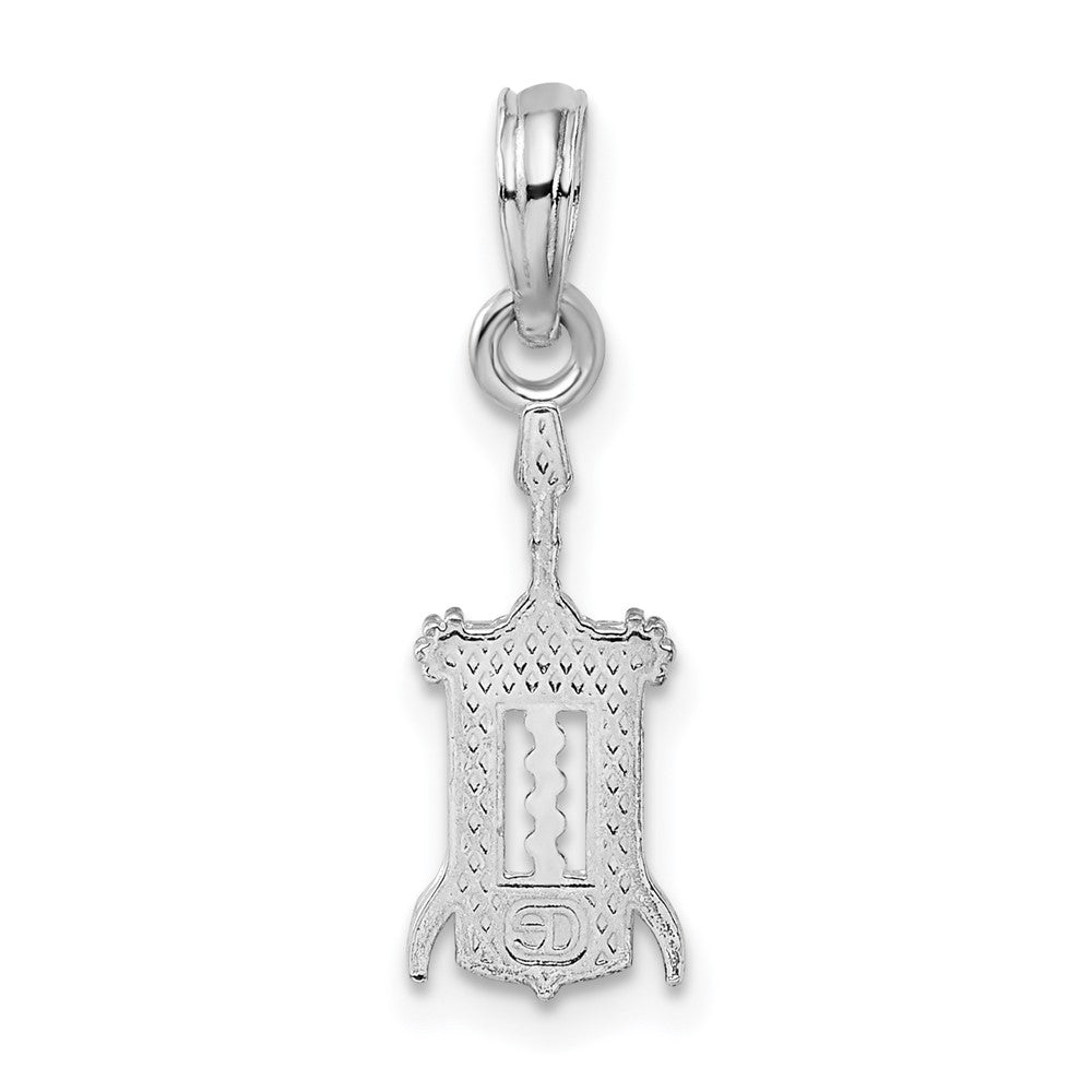 FJC Finejewelers 925 Sterling Silver Rhodium Plated Polished Wine Bottle Opener Charm 22 x 6 mm