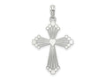 FJC Finejewelers 925 Sterling Silver Rhodium Plated Polished Heart Cross Charm 19 mm