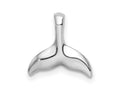 FJC Finejewelers 925 Sterling Silver Rhodium Plated Polished Mini Whale Tail Slide 12 x 12 mm