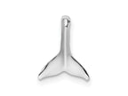 FJC Finejewelers 925 Sterling Silver Rhodium Plated Polished Mini Whale Tail Slide 11 x 9 mm