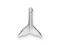 FJC Finejewelers 925 Sterling Silver Rhodium Plated Polished Mini Whale Tail Slide 11 x 9 mm